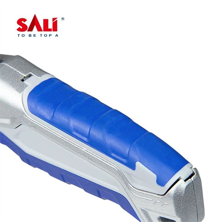 SALI Retractable Aluminum Alloy Utility Knife 1+3 Blade